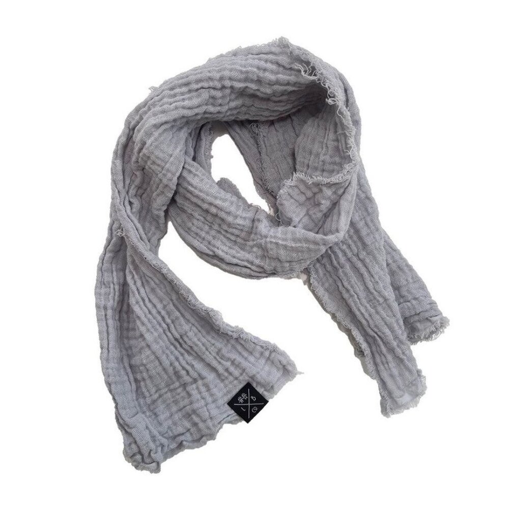 Small Shop Crepe Toddler Raw Edge Scarf